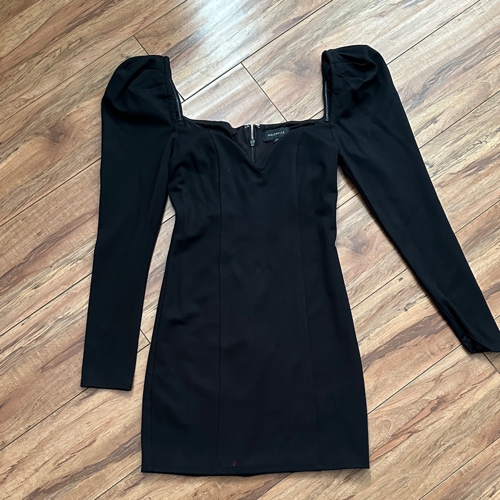 MAJORELLE Black Long Sleeve Dress